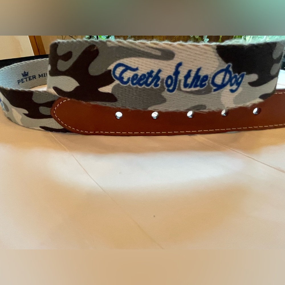 Peter Millar Belt- Teeth of the Dog Golf Course